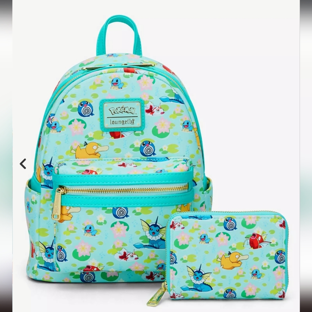 Loungefly Pokémon Backpack And Wallet Set